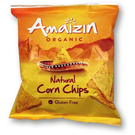 Chipsy Kukurydziane Solone Bezglutenowe Bio 75g Amaizin