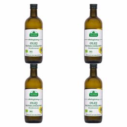 4 x Olej Słonecznikowy do Smażenia BIO 1 l - EkoWital