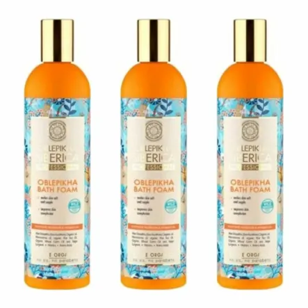 3 x Piana Do Kąpieli Rokitnikowa Odżywienie I Nawilżanie 550 Ml OBLEPIKHA SIBERICA