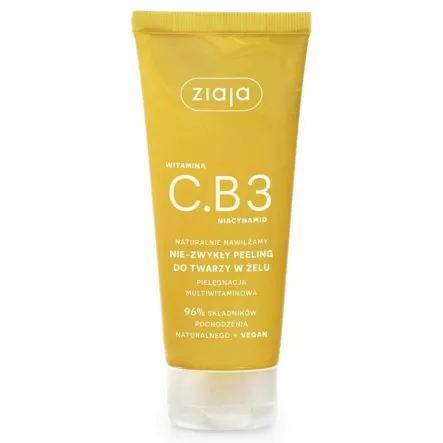 Peeling do Twarzy w Żelu Witamina C. B3 100 ml - Ziaja