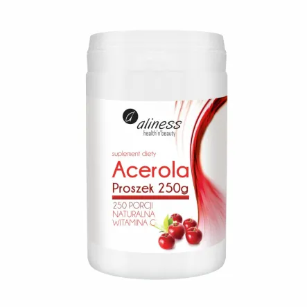 Acerola Proszek Naturalna Witamina C 250 g  - Aliness ( Ascorbic Acid )