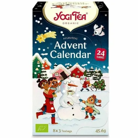 Kalendarz Adwentowy Herbatki i Herbaty Bio 24 Torebki - Yogi Tea