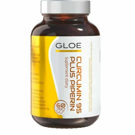 Curcumin 95 Plus Piperin 60 Kapsułek - Gloe