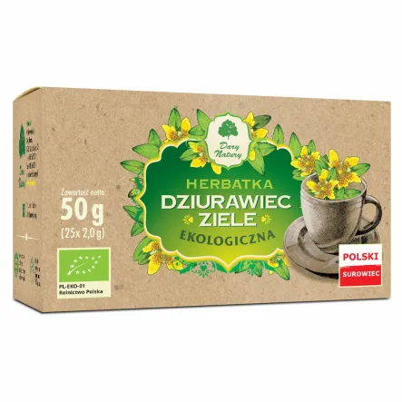 Ziele Dziurawca Herbatka Eko 50 g (25x 2 g) - Dary Natury