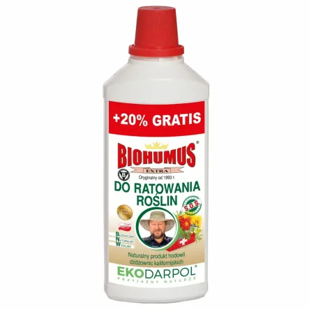 Biohumus Extra do Ratowan Roślinia 1 l +20% Gratis (1,2 l) - Ekodarpol
