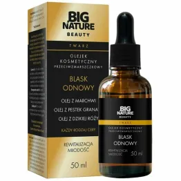Olejek Kosmetyczny Przeciwzmarszczkowy Blask Odnowy do Twarzy 50 ml - Big Nature Beauty