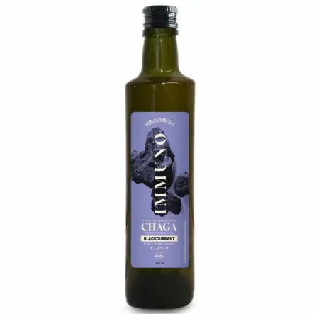 IMMUNO ELIXIR z Chagą, Czarną Porzeczką, Miodem, Ziołami i Imbirem 250 ml - Schroomwell