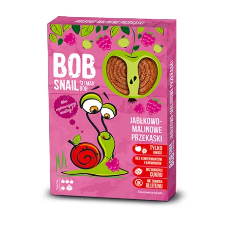 Przekąska Jabłkowo-Malinowa Bez Dodatku Cukru 60 g - Bob Snail (data: 27.05.2026)