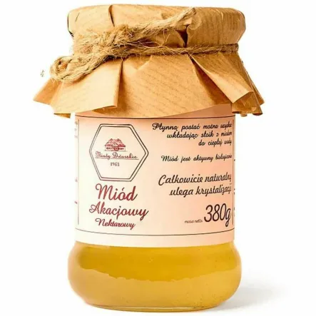 Miód Akacjowy 380 g - Miody Dworskie