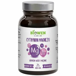 Cytrynian Magnezu + Witamina B6 100 Kapsułek - Biowen