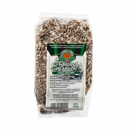 Porost Islandzki - Susz Ziołowy 100 g - Natura Wita