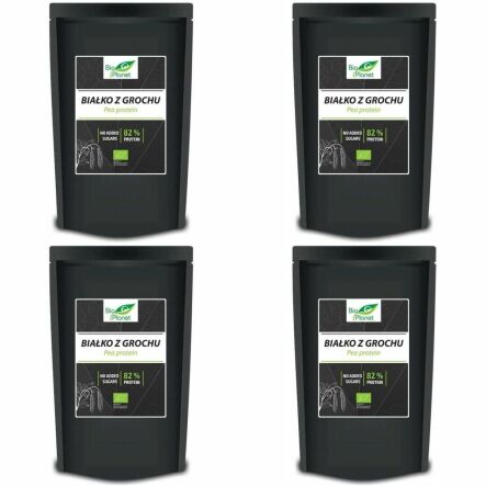4 x Białko z Grochu w Proszku Bio 500 g - Bio Planet