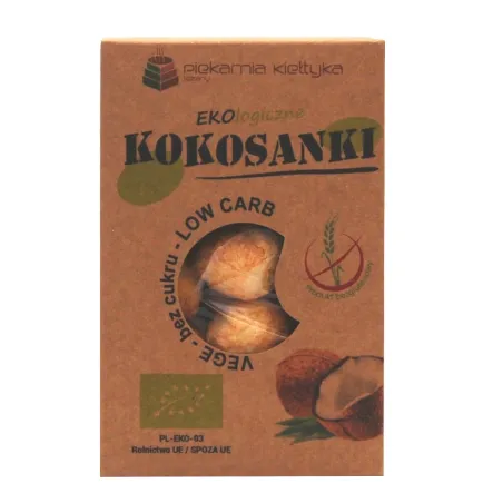 Kokosanki Bez Cukru Eko 100 g Piekarnia Kiełtyka