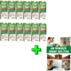 Zestaw 12 x Napój Ryżowy Bezglutenowy Bio 1L- UHT Natumi+ ePoradnik: Jak Prowadzić Zdrowy Tryb Życia