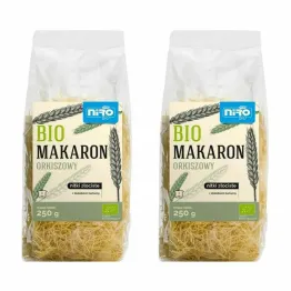 2 x Makaron Orkiszowy Nitki Złociste z Kurkumą Bio 250 g - Niro