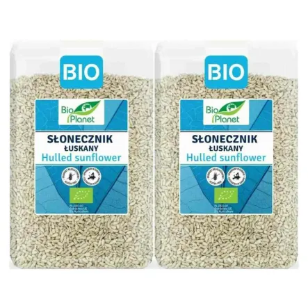 2 x Słonecznik Łuskany Bezglutenowy Bio 1,5 kg - Bio Planet