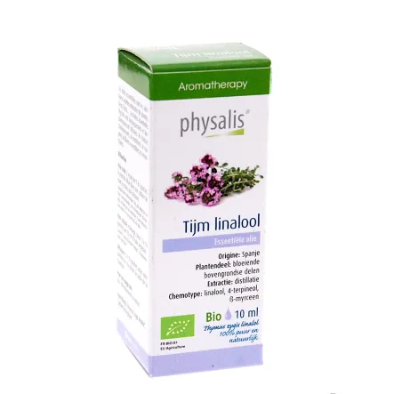 Olejek Eteryczny Tijm Linalool Tymianek Thymus Zygis Linalol Bio 10 ml Physalis