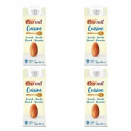 4 x Śmietanka Migdałowa UHT Bio 200 ml - Ecomil