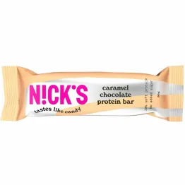 Baton Proteinowy Słony Karmel w Mlecznej Czekoladzie 50 g - Nicks
