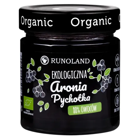 Pychotka Aronia Bio 200 g - Runoland - Przecena Krótka Data Minimalnej Trwałości
