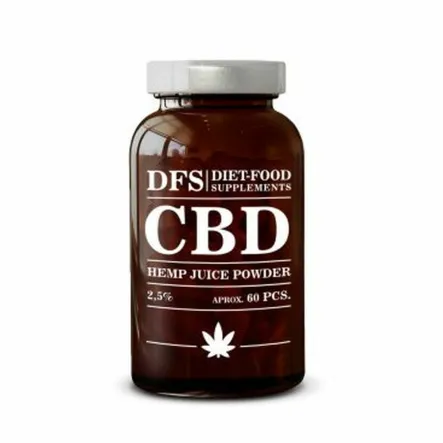 Kapsułki CBD 2,5% 18 g 60 Sztuk - Diet Food - Wyprzedaż