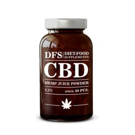 Kapsułki CBD 2,5% 18 g 60 Sztuk - Diet Food - Wyprzedaż