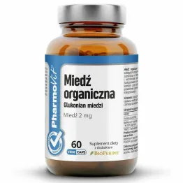 Miedź Organiczna 60 Kapsułek - Pharmovit