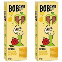 2 x Przekąska Jabłko-Gruszka 30 g Bob Snail