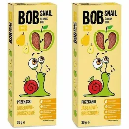 2 x Przekąska Jabłko-Gruszka 30 g Bob Snail