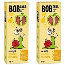 2 x Przekąska Jabłko-Gruszka 30 g Bob Snail