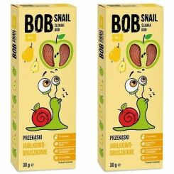 2 x Przekąska Jabłko-Gruszka 30 g Bob Snail