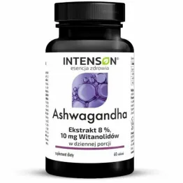 Ashwagandha Ekstrakt 8% 60 Tabletek - Intenson