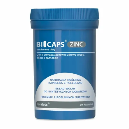 BICAPS ZINC 60 Kapsułek - Formeds