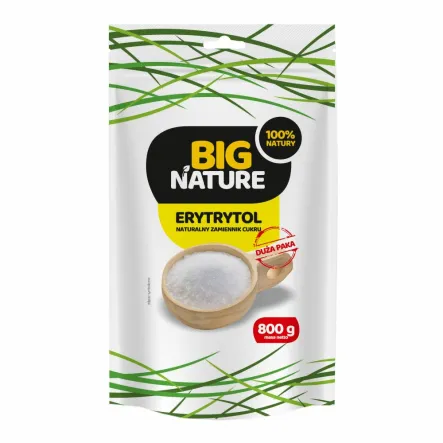 Erytrytol 800 g - Big Nature - Wyprzedaż