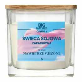 Świeca Sojowa Zapachowa PRANIE NA WIETRZE SUSZONE 220 g - Big Nature