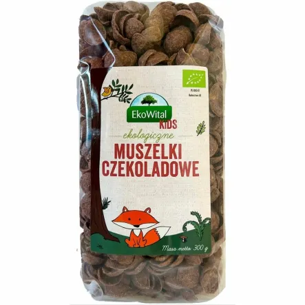 Muszelki Czekoladowe BIO 300 g - Eko-Wital