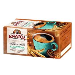 Klasyczna Kawa Expresowa Zbożowa 147 g  (35 torebek) Anatol
