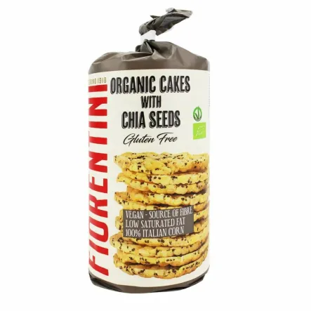 Wafle Kukurydziane z Chia Bio 120 g - Fiorentini