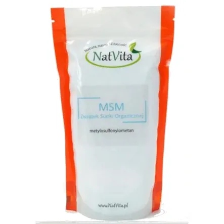MSM (Metylosulfonylometan) Proszek 1000 g Natvita