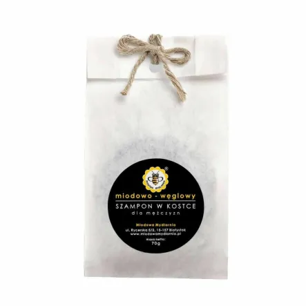 Szampon w Kostce Miodowo - Węglowy Dla Mężczyzn Refill 70 g
