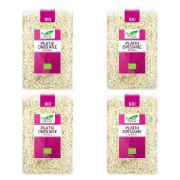 Zestaw 4 x Płatki Owsiane Bio 1 kg  - Bio Planet