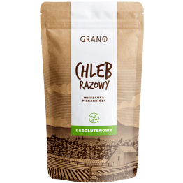 Chleb Razowy Bezglutenowy Mieszanka Piekarnicza 500 g - Grano