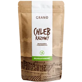 Chleb Razowy Bezglutenowy Mieszanka Piekarnicza 500 g - Grano
