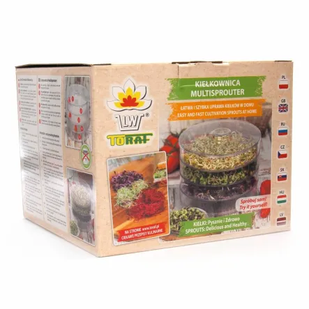 Kiełkownica - Naczynie do Kiełkowania 3 Szalki - Toraf