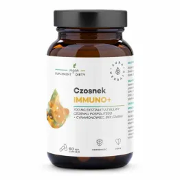 Czosnek Immuno+ 60 Kapsułek - Aura Herbals