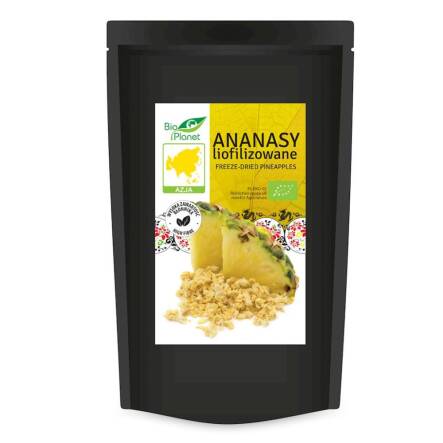 Ananasy Liofilizowane Bio 30 g - Bio Azja