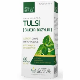 Tulsi (Święta Bazylia) 450 mg 60 Kapsułek - Medica Herbs