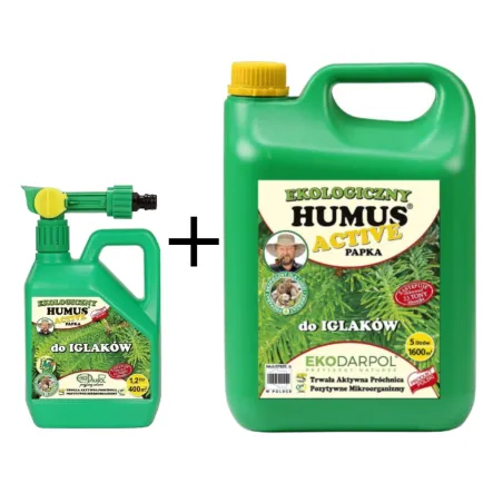 Spray 1,2 l + Zapas 5 l Humus Active Papka do Iglaków - Ekodarpol