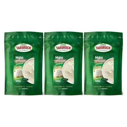 3 x Mąka Orkiszowa Biała 1 kg - Targroch 