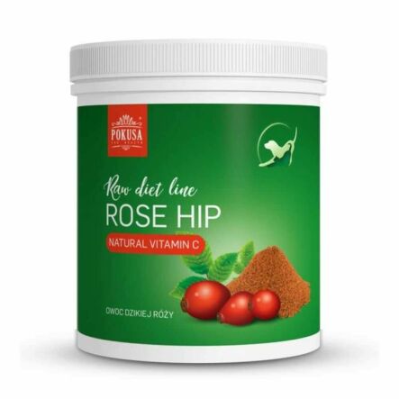 Owoc Dzikiej Róży Proszek Dla Psów i Kotów 200 g -  Pokusa